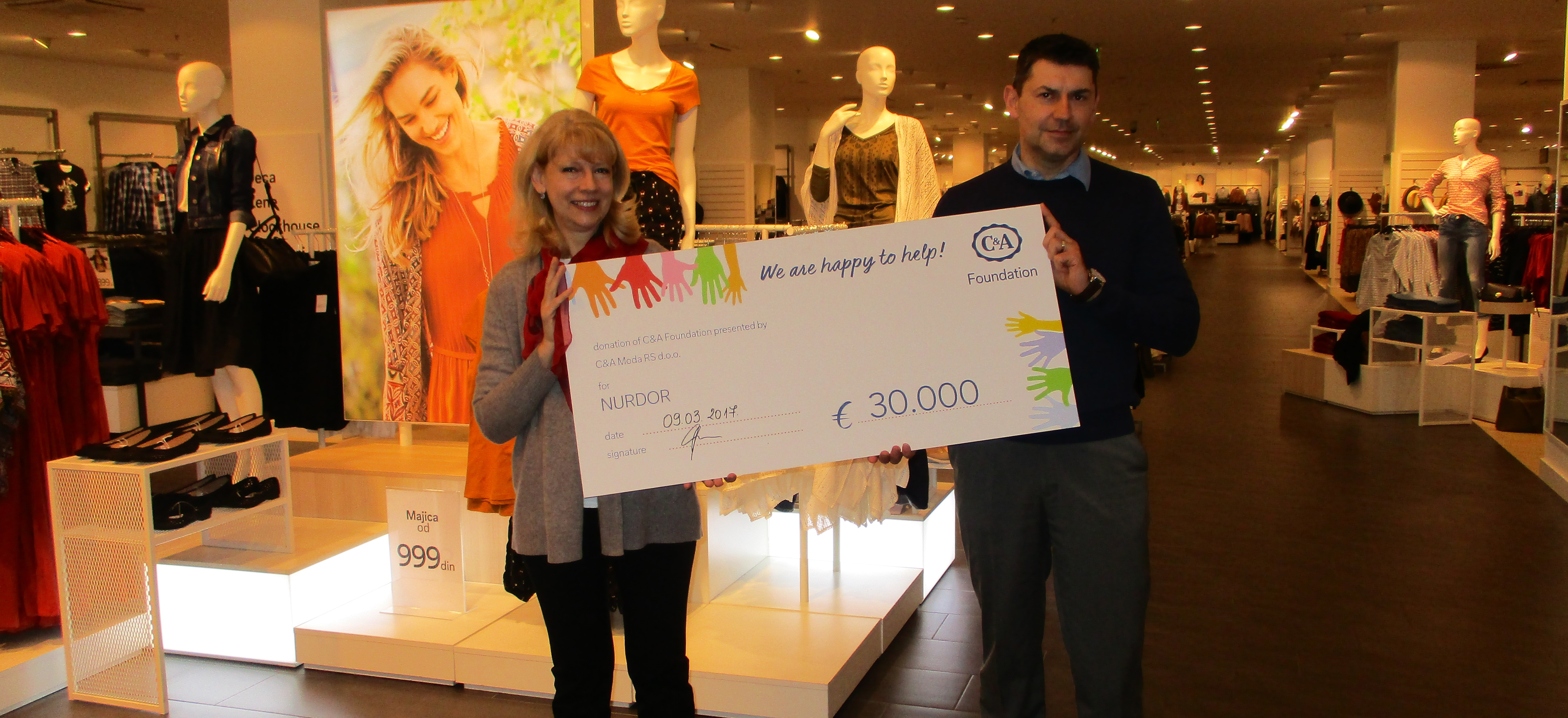 C&A Foundation donirala 30.000 evra za novo odeljenje u Nišu!